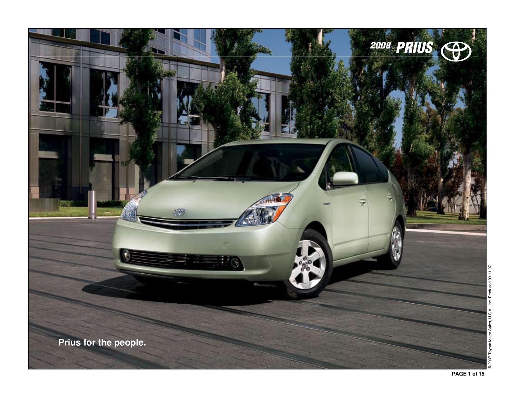 2008 Toyota Prius Brochure